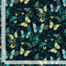 Butterflies on Dark Teal Leave