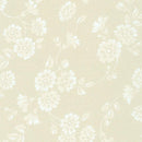 108" Tan w Small Cream Flowers