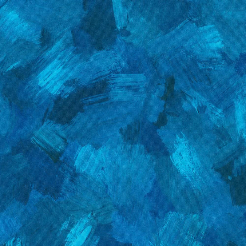 108" Blue on Blue Brush Stroke