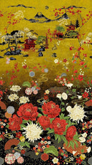 PANEL: Lotus Garden 24 x 42"