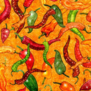 Orange w Multi Chile Peppers