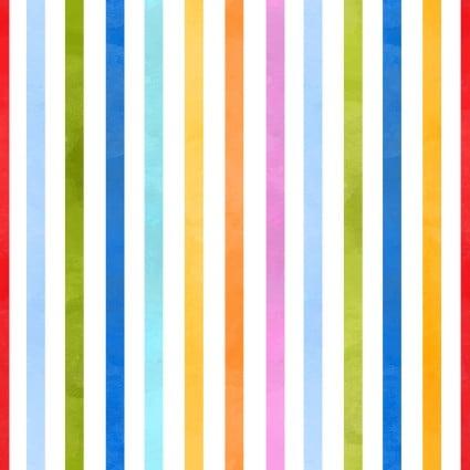 Multi Stripes on White