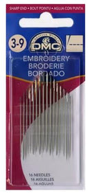 Embroidery Crewel Sz 3-9