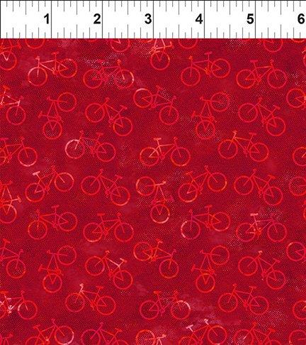 Red Bicycles on Red