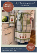 Herb Garden Apron & Tea Towel by Pieces to Treasure