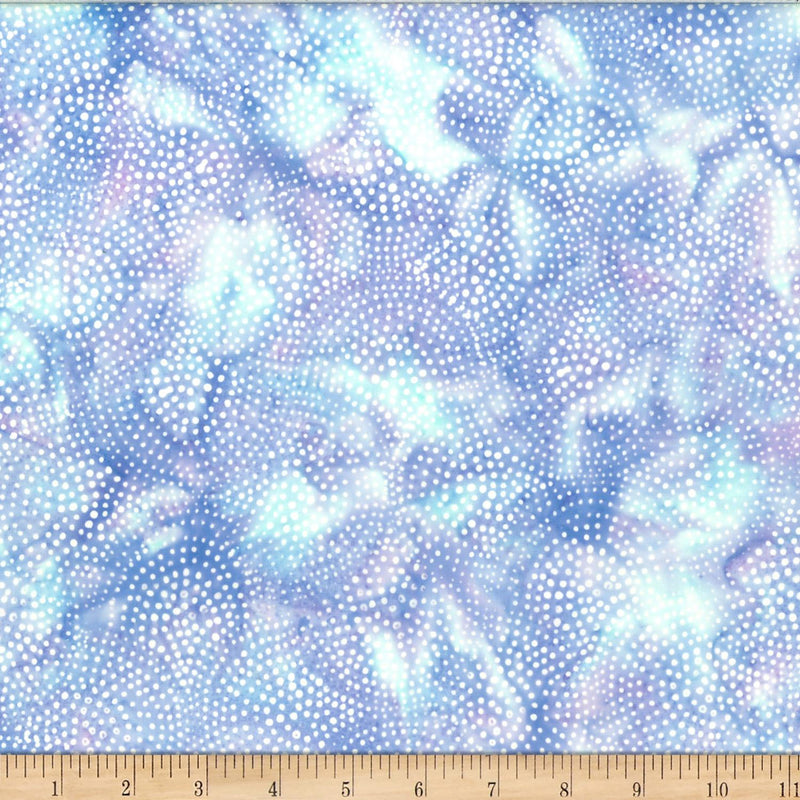 Batik Lavender & Pink Wave Dot