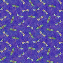 Dark Purple w Sm Dragonflies