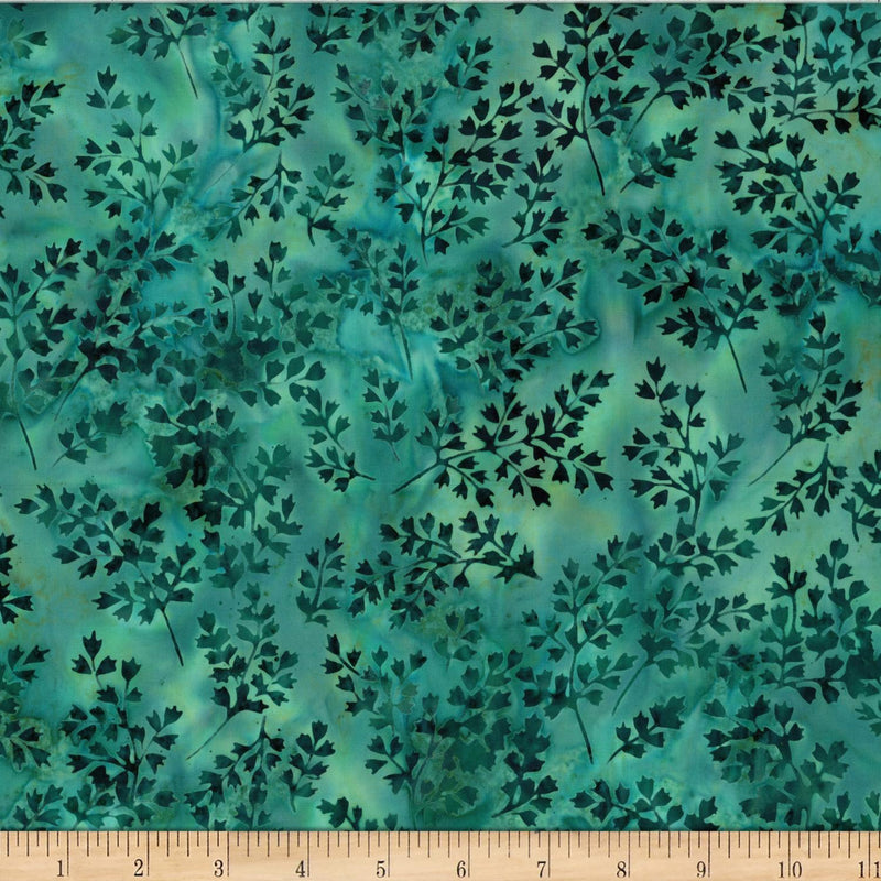 Mint Green w Dark Green Leaves