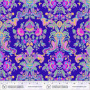 Blue w Multi Scroll Floral