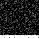 Black on Black Mini Floral