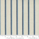 White w Double Blue Stripes