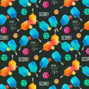 Pickleball Items on Black