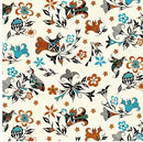 Pottery Birds & Flowers Cream