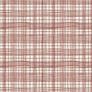 Tan & Red Small Plaid
