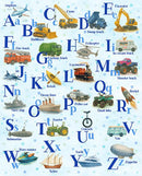 Panel: Baby Blue w Boy ABC's