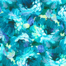 Teal & Purple Painterly Petals