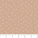 Brown w Cream Pin Dots