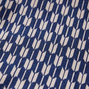 Indigo w Small Tan Arrows Line