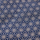 Indigo w Tan 6 Point Stars
