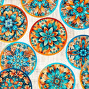 Fiesta Circles on Tan