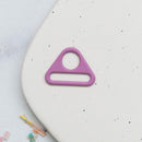 1" Triangle Ring Plum