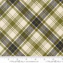 Greens on Cream Plaid