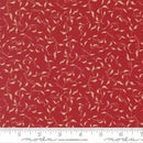 Red w Tan Rambling Leaves