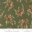 Green w Holly Berry Sprigs