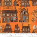 Haunted House on Orange 4"ish