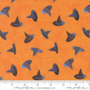 Blueish Witch's Hats on Orange
