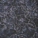 Batik Purple Pansy on Grape