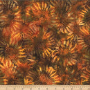 Batik Orange Sunflowers on Bro