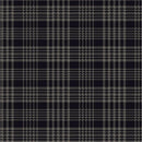 Flannel Black Tan Woven Plaid