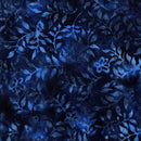 Dark Blue w Blue Vine Leaf