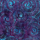 Purple & Teal Fossil Spirals