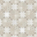 Tan Patchwork American Quilt