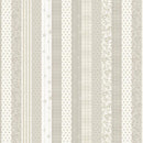 Cream & Tan Patriotic Stripe