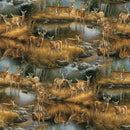 Brown Deers at the Creek