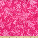 Batik Pink on Pink Spikey Leav