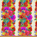 Border Print Bright Floral on