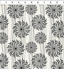 Puff Flowers on Ecru