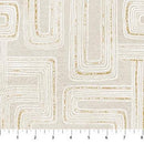 Cream & Gold Concentric Rectan