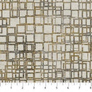 Tan & Gold Interlocking Square