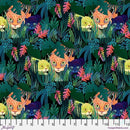 Jungle Animals in Grass Leaves