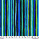 Stripe w Green, Blue & Black
