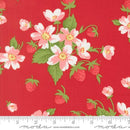 Red w Lg Flowers & Berries
