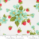 White w Lg Flowers & Berries