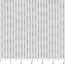 Woven White w Black Dashes