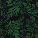 Batik Forest Green Fern Leaves