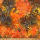 Batik Orange Brown Mottled
